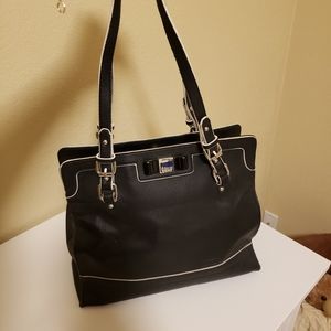 Lulu shoulder/satchel, black